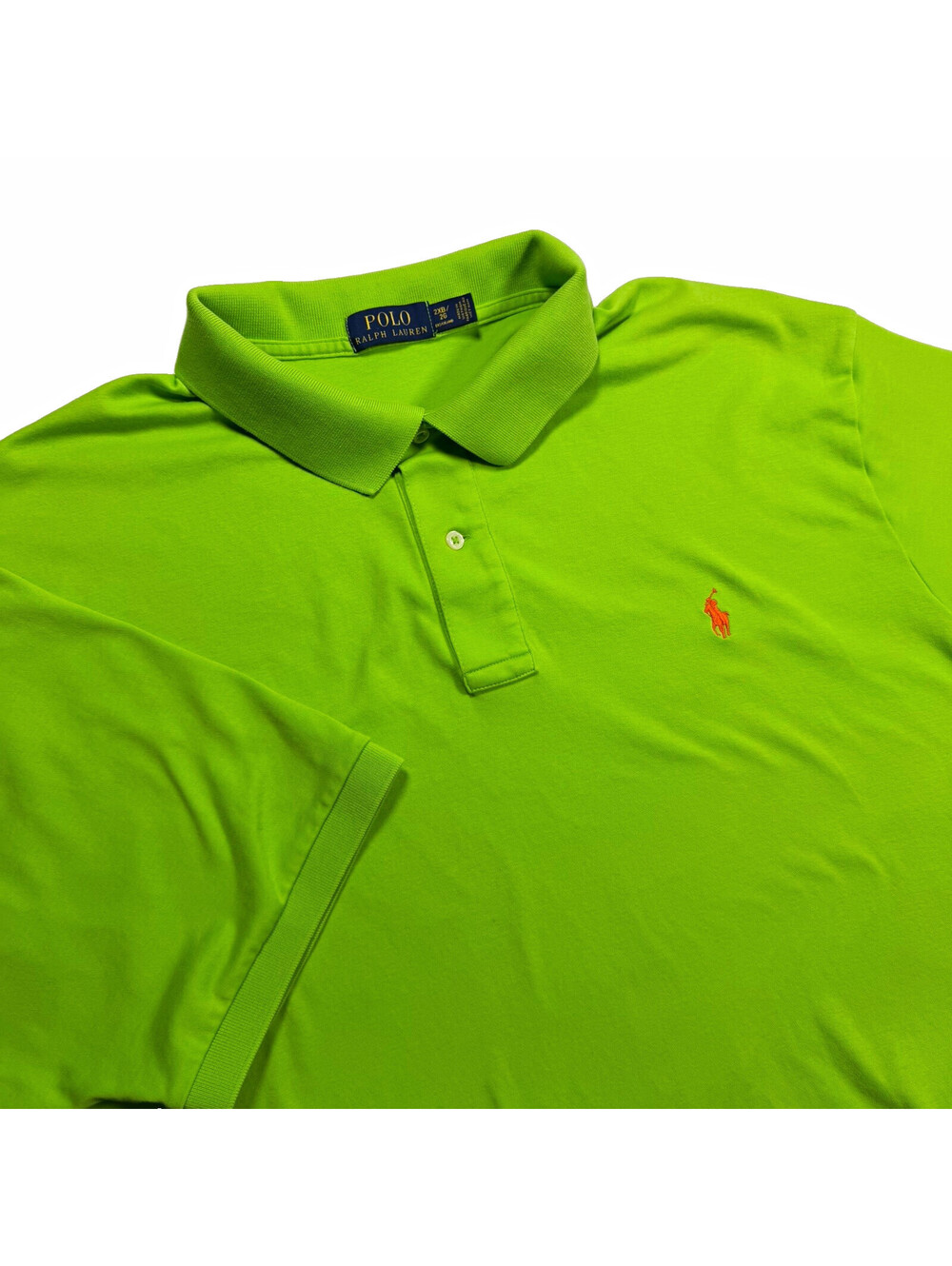 Polo Ralph Lauren Men's Green Short Sleeve Polo Shirt Big 2X Big & Tall